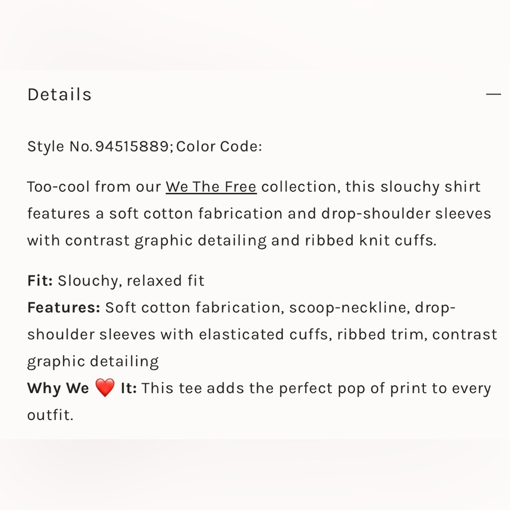 Free People All My Heart Embroidered Tee Size We The Free - Picture 12 of 14